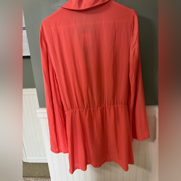 Free People NWT Simone Dress Polyester in Color Lipgloss - Picture 7 of 9